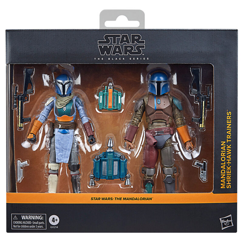 Blister 2 figurki Mandalorian i Shriek Hawk Trainers The Mandalorian Star Wars 15 cm