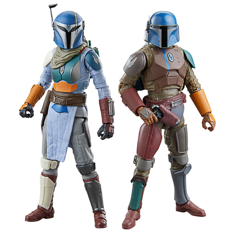 blister 2 figures mandalorian & shriek hawk trainers the mandalorian star wars 15cm