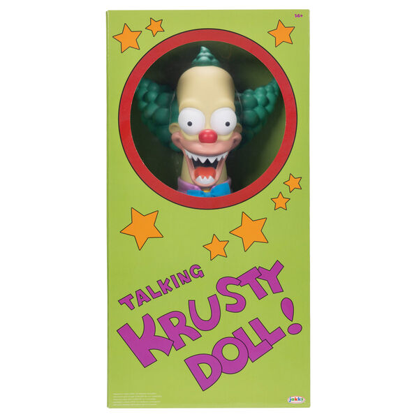 Poupée parlante Krusty le Clown des Simpson (anglais) 44 cm