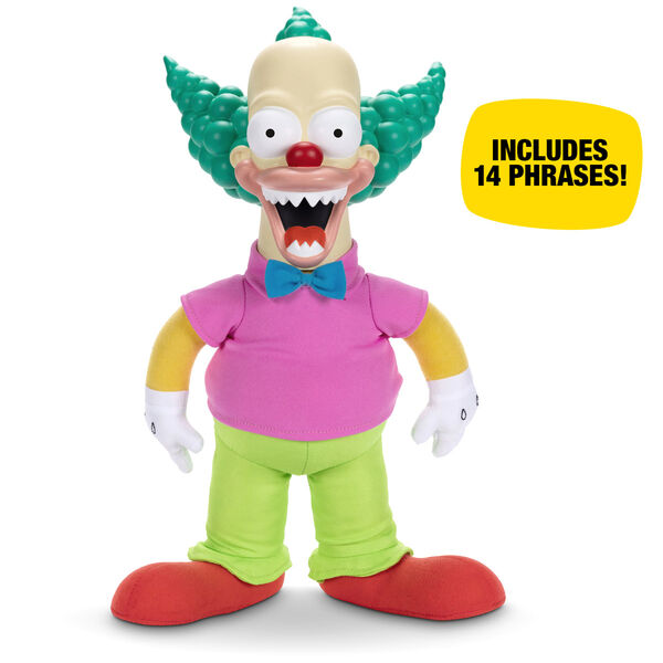 Poupée parlante Krusty le Clown des Simpson (anglais) 44 cm