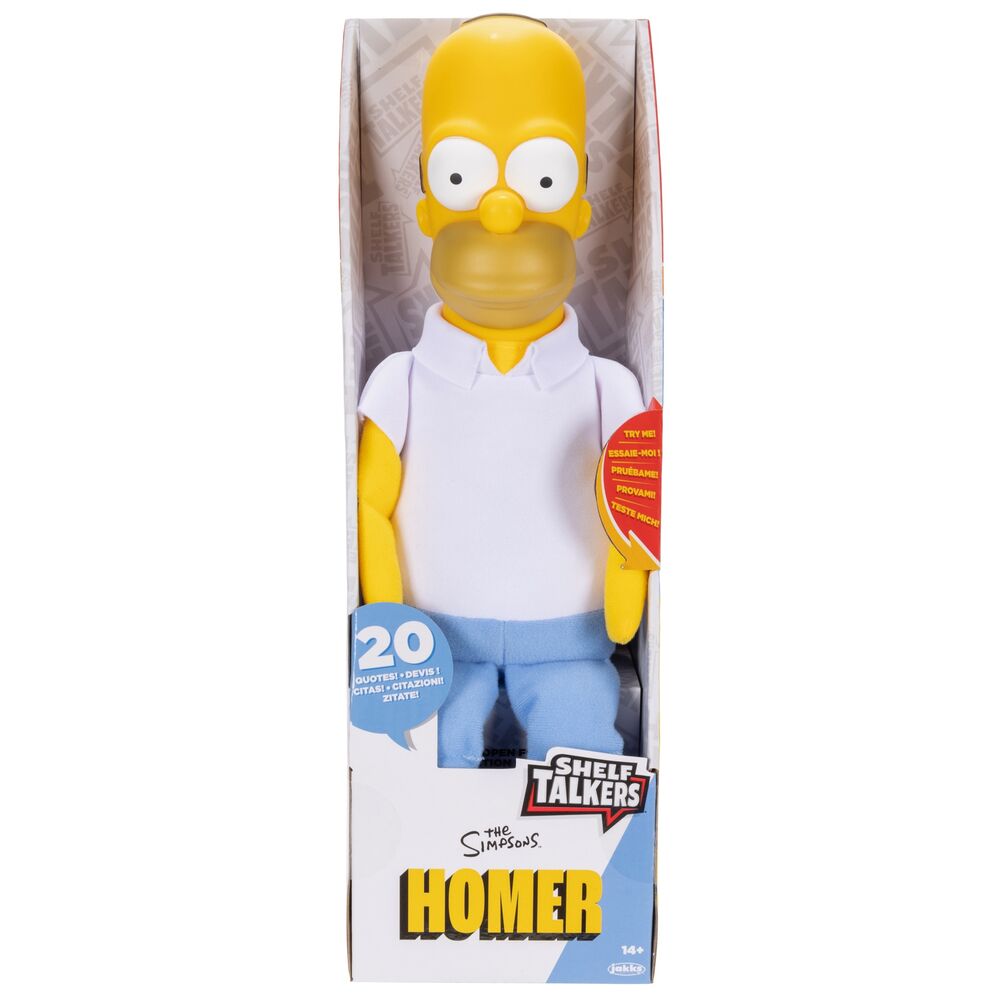 Sprechendes Homer Simpson Plüschtier (Englisch) 33 cm