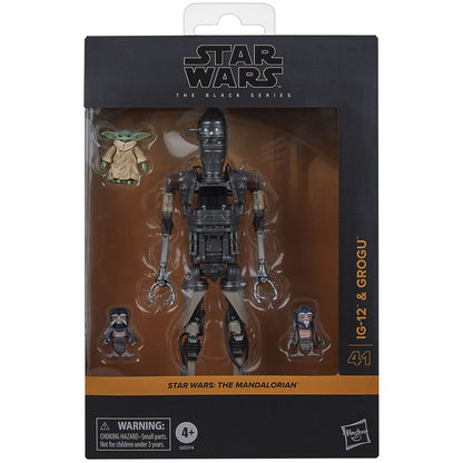 ig 12 & grogu the mandalorian star wars figures set 15cm
