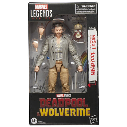 Headpool con la figura di Logan della Marvel Deadpool e Wolverine della serie Marvel Legends 15 cm