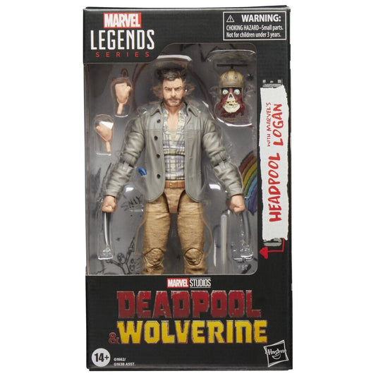 Headpool z figurką Logana z Marvela Deadpool i Wolverine z serii Marvel Legends 15 cm
