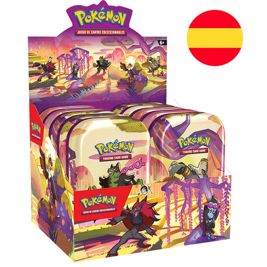 mini tin of sv6 pokemon cards  spanish assortment
