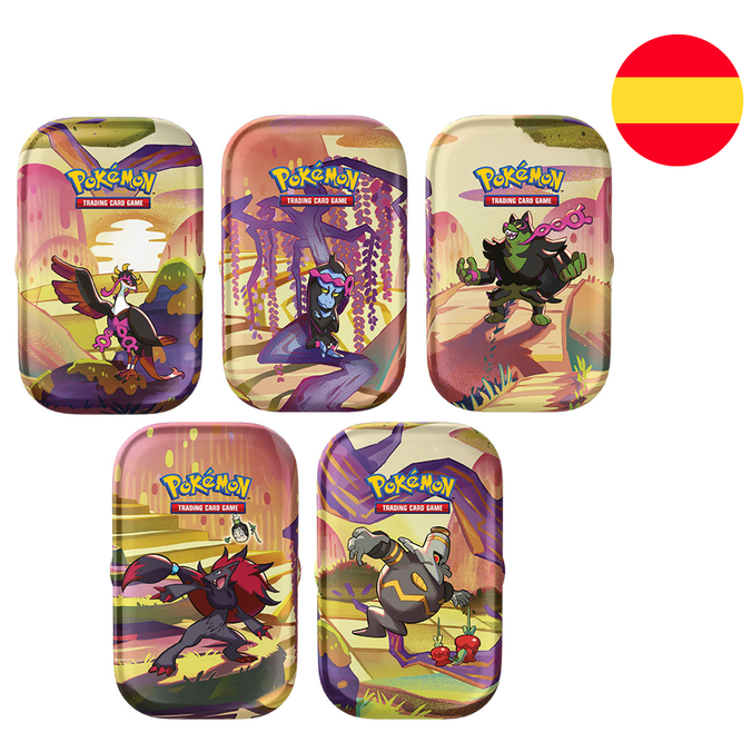 Mini Dose mit SV6 Pokémon Karten  spanisches Sortiment