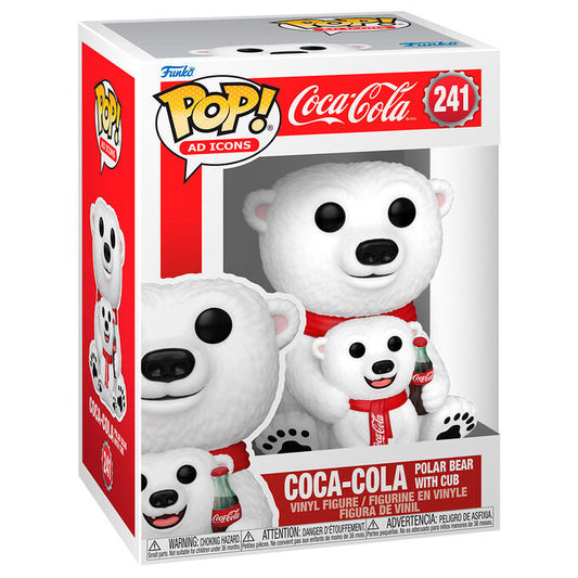 Coca Cola Polar Bear with Cub POP Figure