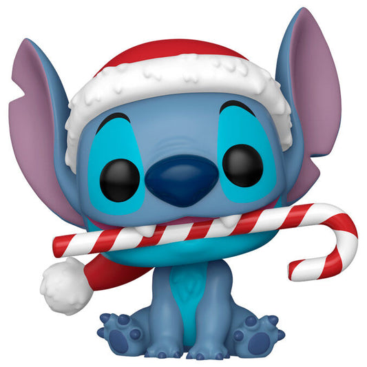 pop figure disney stitch with candy cane
