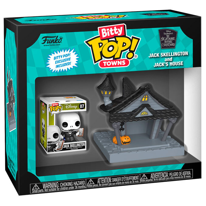 Figurka Bitty POP Town Disney Nightmare Before Christmas Jack at Home
