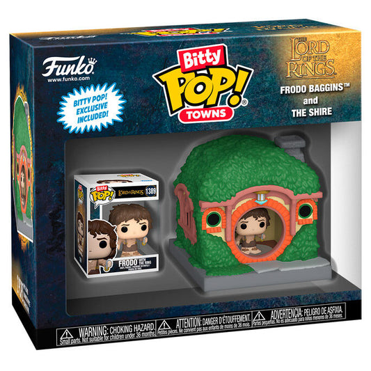 bitty pop town figure the lord of the rings frodo baggins and the shire