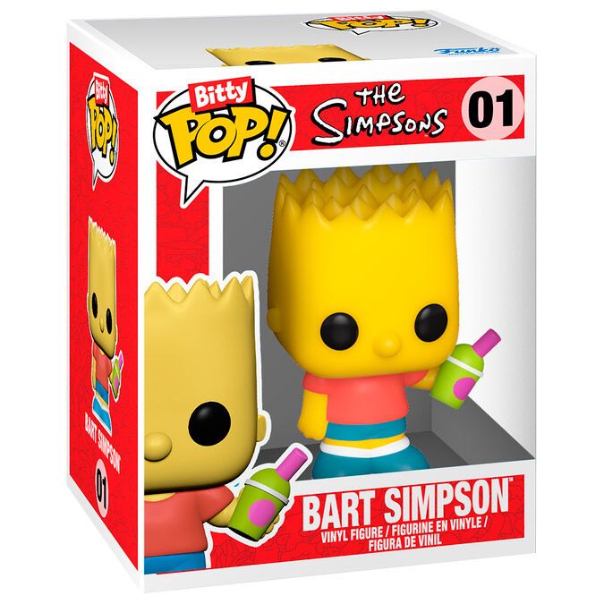 Figura Bitty POP Town de Los Simpson: Bart Simpson y Kwik E Mart