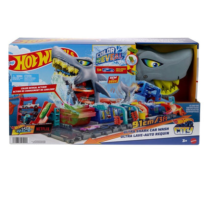 hot wheels city shark car wash