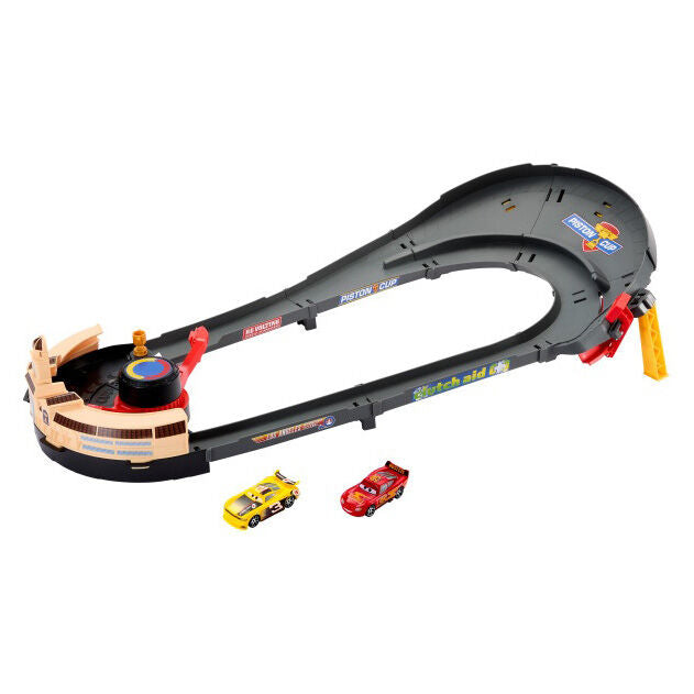 Pista de coches de Nascar Disney Pixar