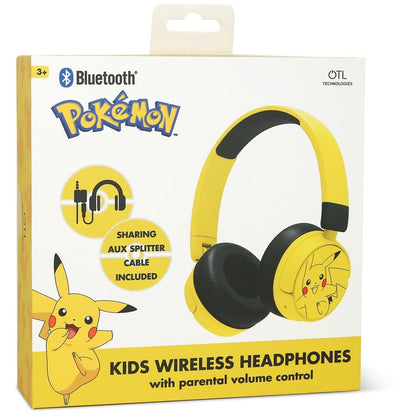 Fones de ouvido infantis Pikachu Pokémon
