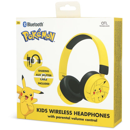 Fones de ouvido infantis Pikachu Pokémon