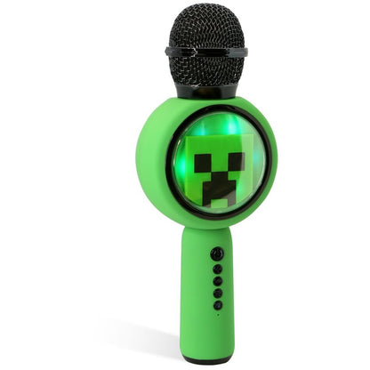 Micrófono con altavoz LED de Minecraft