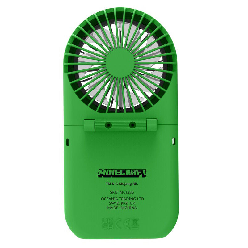 mini portable foldable 3d minecraft fan
