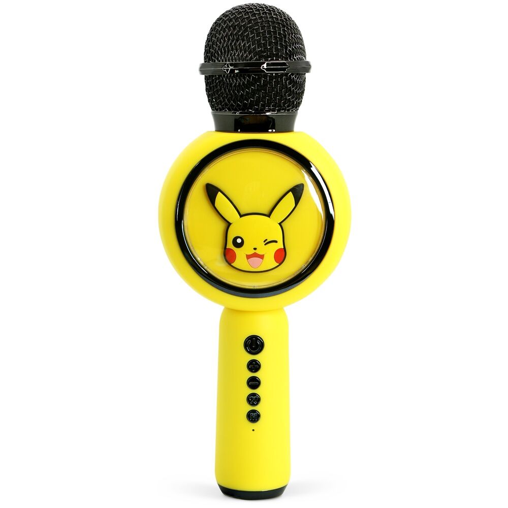 pikachu pokemon led speaker microphone