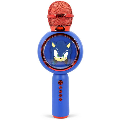 sonic the hedgehog led speaker microphone