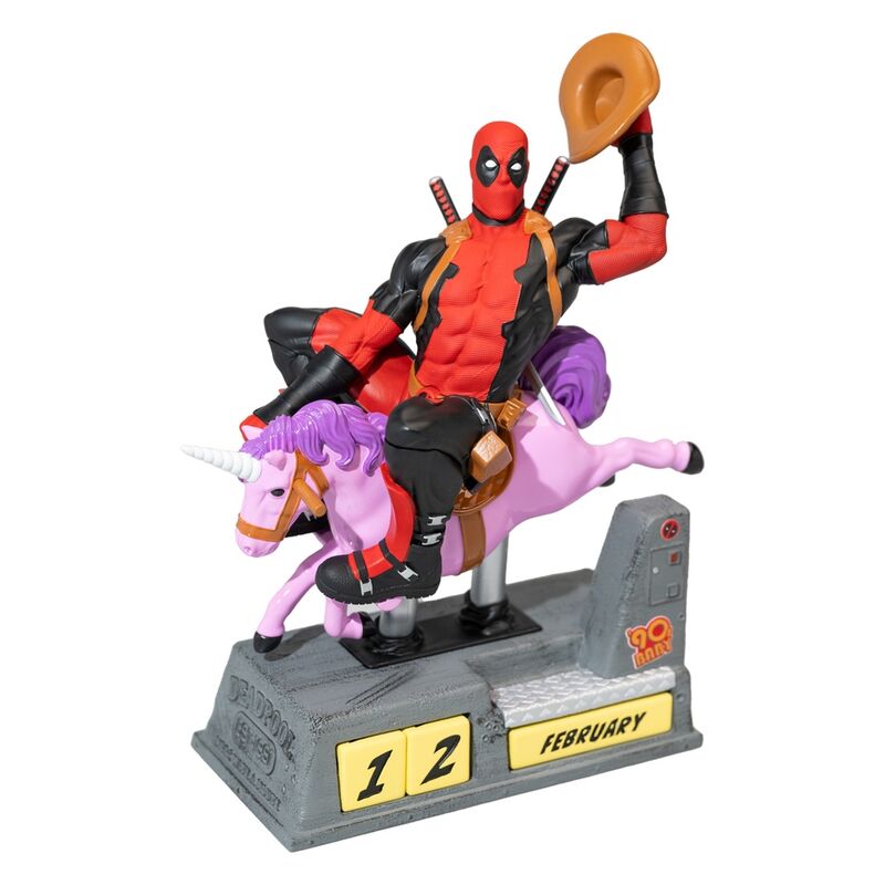 deadpool marvel 3d perpetual calendar