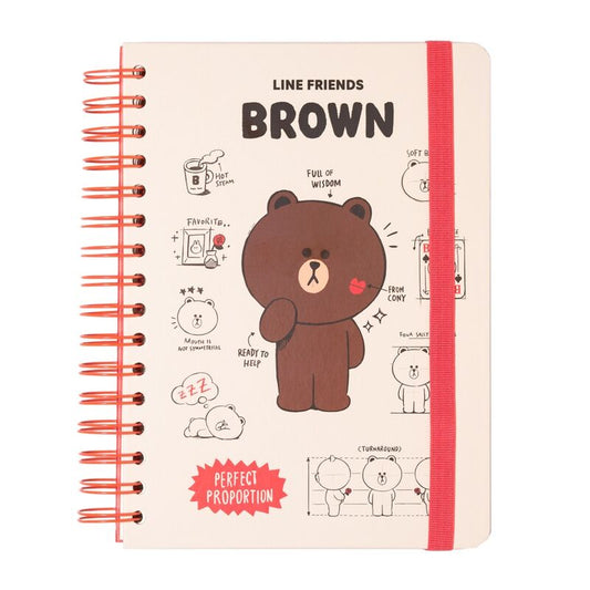 a5 notebook line friends