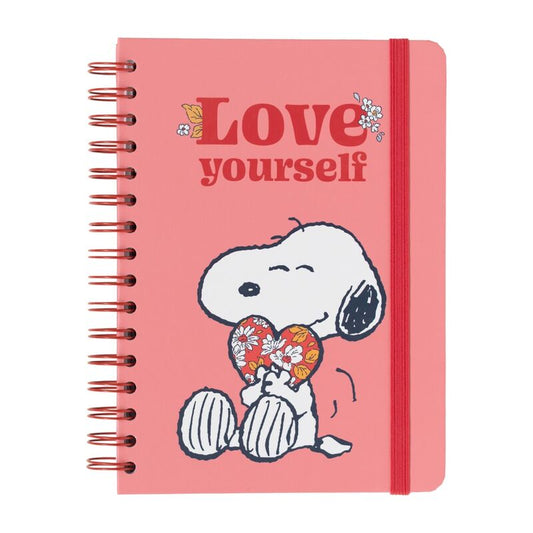 a5 love yourself snoopy notebook