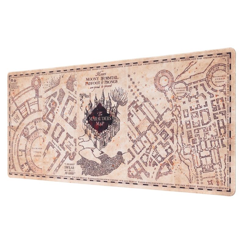 harry potter marauder's map gaming mousepad