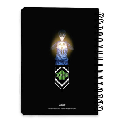 Cahier A5 à cadenas bleu
