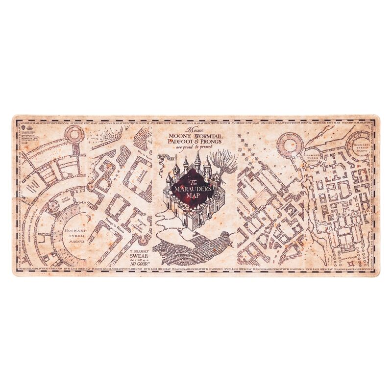 Tappetino per mouse da gioco con la Mappa del Malandrino di Harry Potter