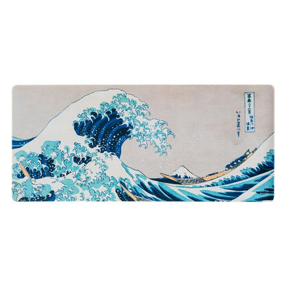 Hokusai's The Great Wave off Kanagawa gaming mousepad