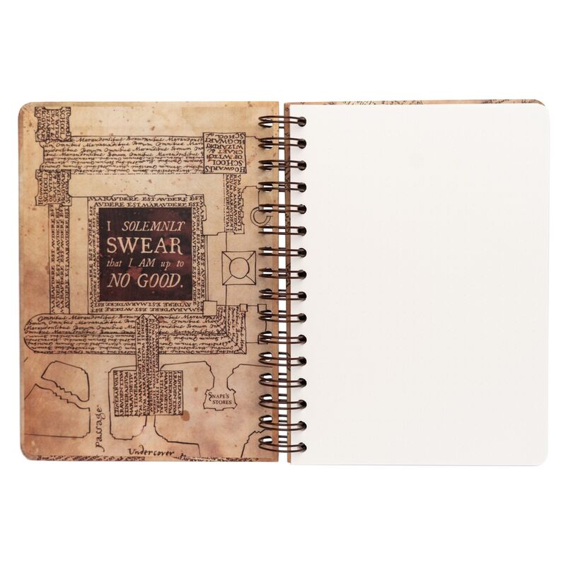 A5 Notebook Marauder's Map Harry Potter