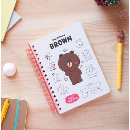 A5 Notebook Line Friends