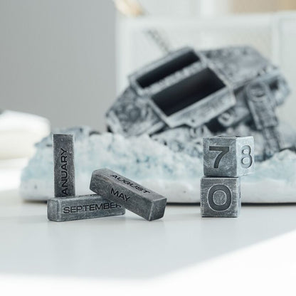 3D AT AT Downed Star Wars Perpetual Calendar