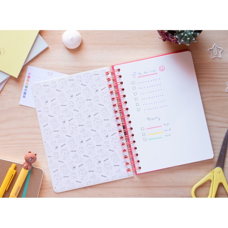 A5 Notebook Line Friends