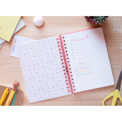 A5 Notebook Line Friends