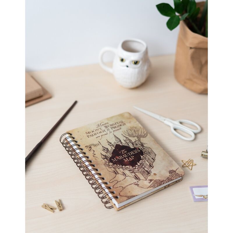A5 Notebook Marauder's Map Harry Potter