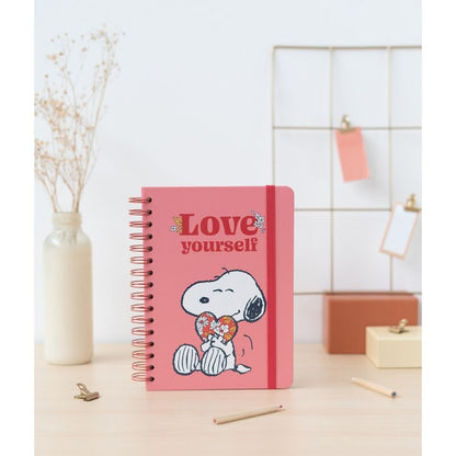 Caderno A5 Ame-se Snoopy