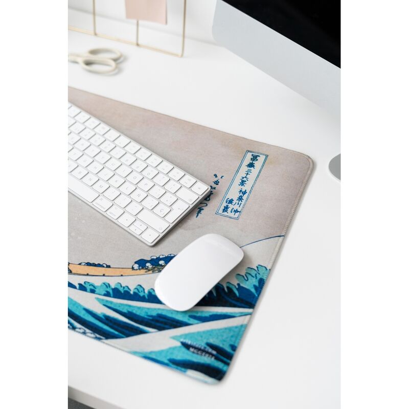 Hokusai's The Great Wave off Kanagawa gaming mousepad