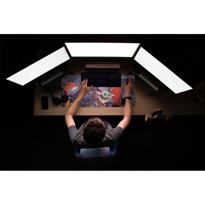 Mandalorian & Child Star Wars Gaming Mauspad