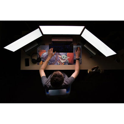 Mandalorian & Child Star Wars Gaming Mauspad