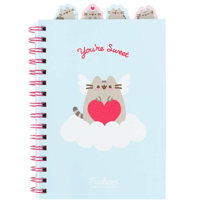 a5 notebook purrfect love pusheen