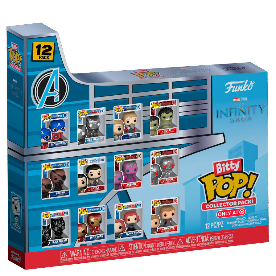 multipack bitty pop marvel infinity saga 12pcs