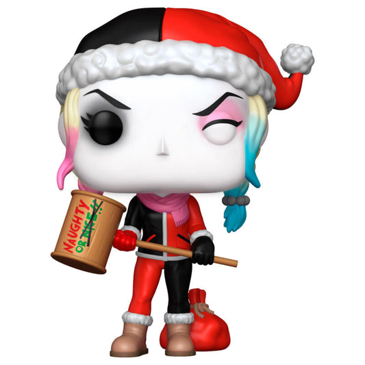 Figura Funko POP de Natal da Arlequina da DC Comics