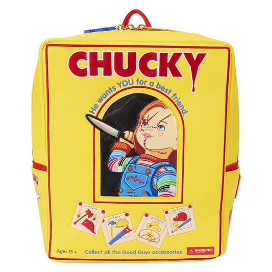 childs play chucky loungefly backpack 28cm