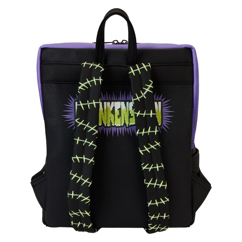 Máscara neón de Frankenstein Universal Monster Mochila Loungefly 28cm