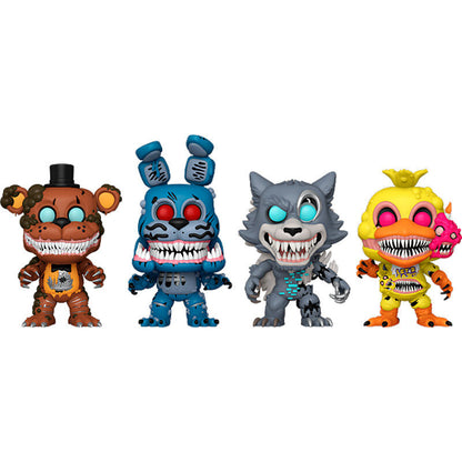 Blister of 4 POP figures Five Nights at Freddys Exclusive