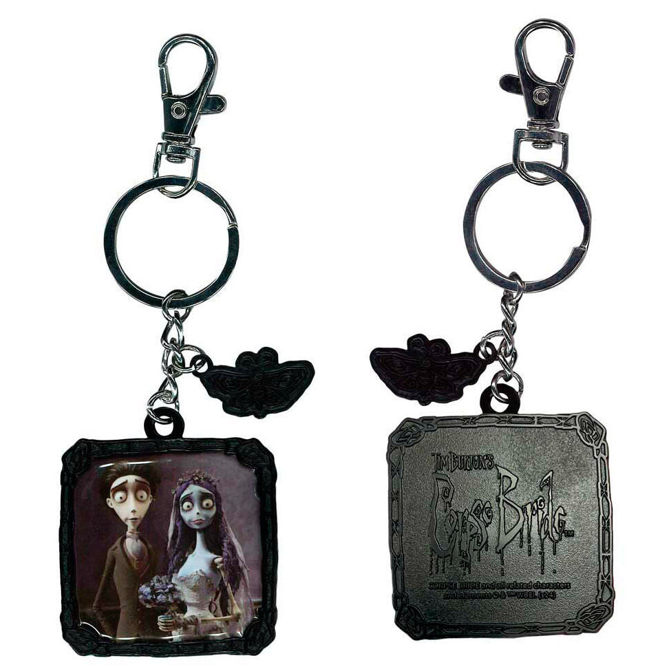 corpse bride wedding keychain