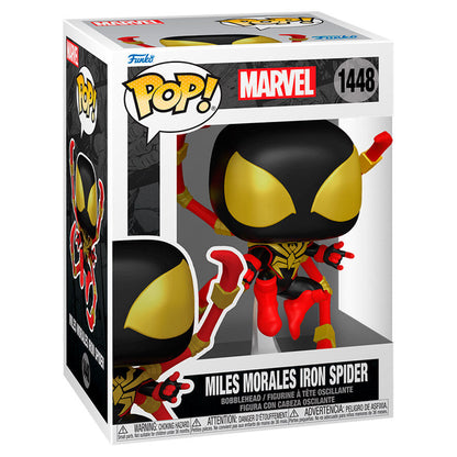 Figura Marvel POP Miles Morales Iron Spider 5 + 1 Edición Especial