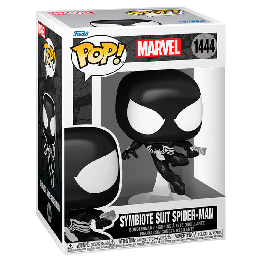marvel symbiote suit spider man pop figure