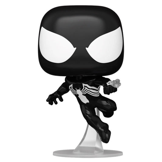 Figura POP de Spider-Man con traje simbionte de Marvel